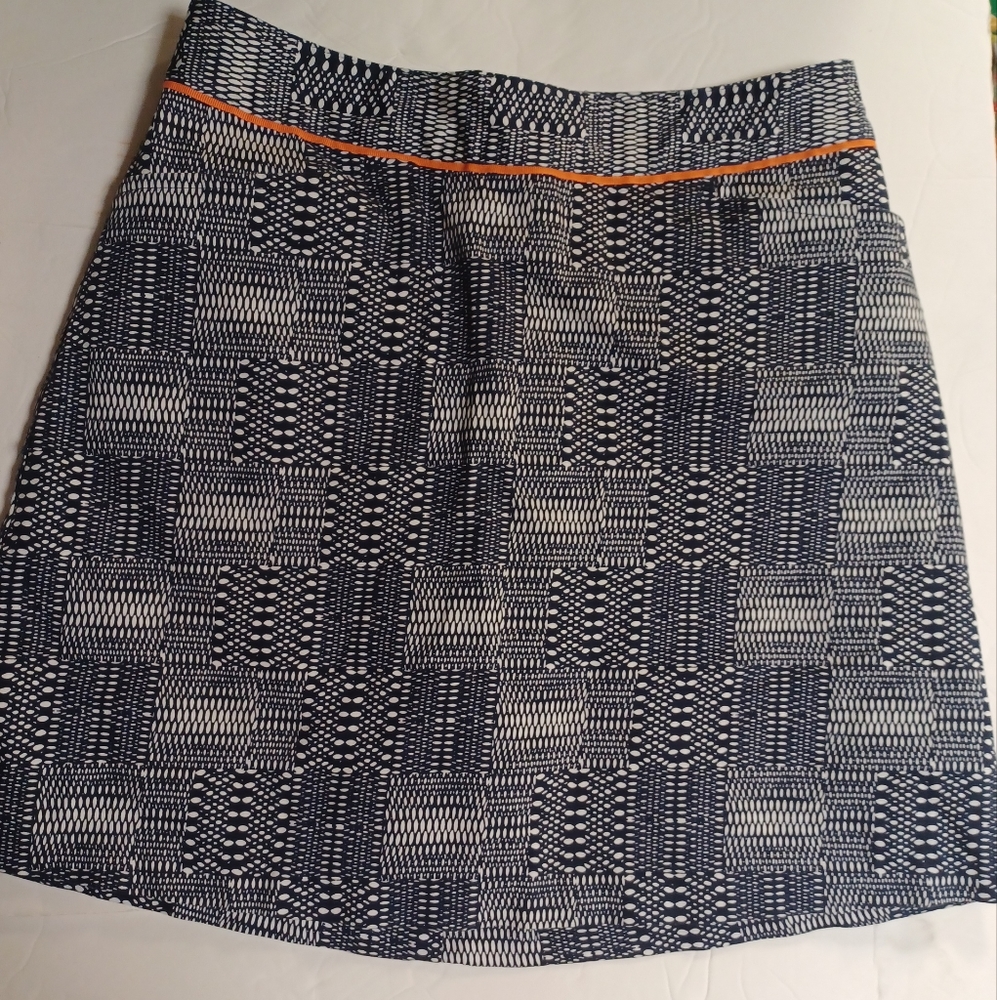 Lady Hagen skorts womens size 4 blue white skirt shorts golf tennis